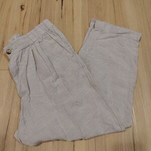 Madewell Linen Blend Capris
